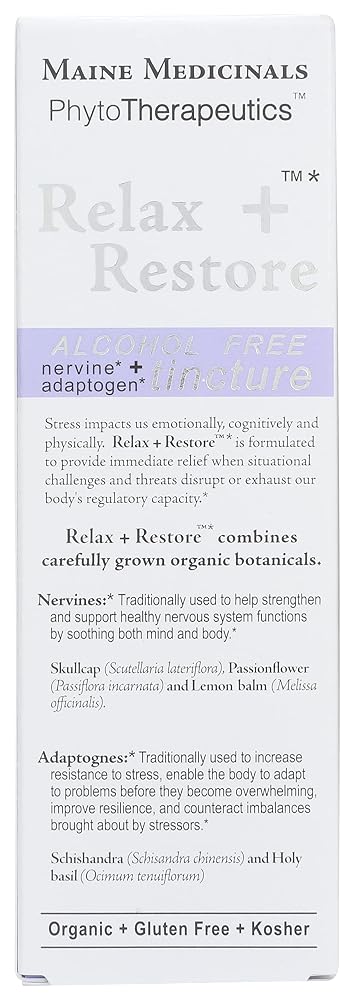 Maine Medicinals Relax + Restore Alcohol-Free Herbal Stress Support - 2 fl oz - image 4