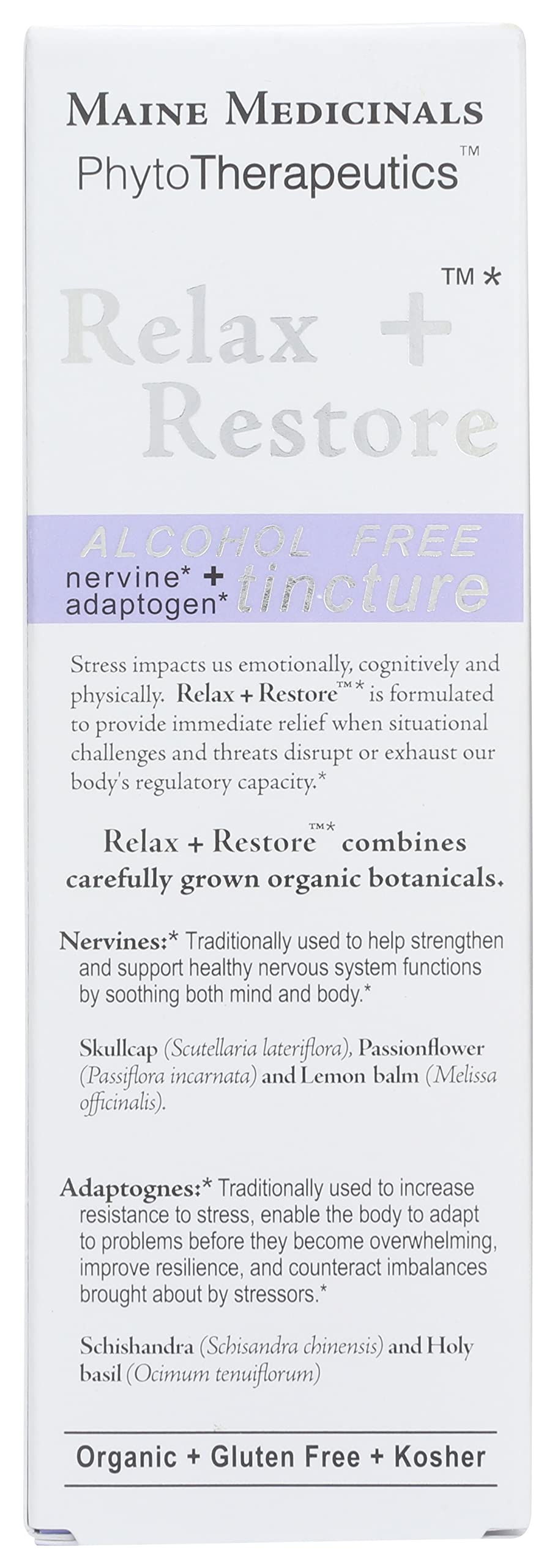 Maine Medicinals Relax + Restore Alcohol-Free Herbal Stress Support - 2 fl oz - image 4