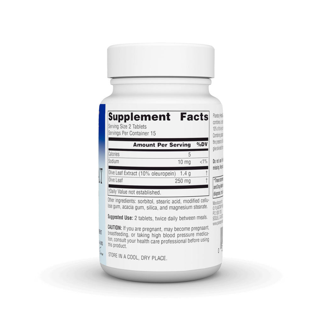 Planetary Herbals Olive Leaf Extract Tablets - 30 Count - image 2