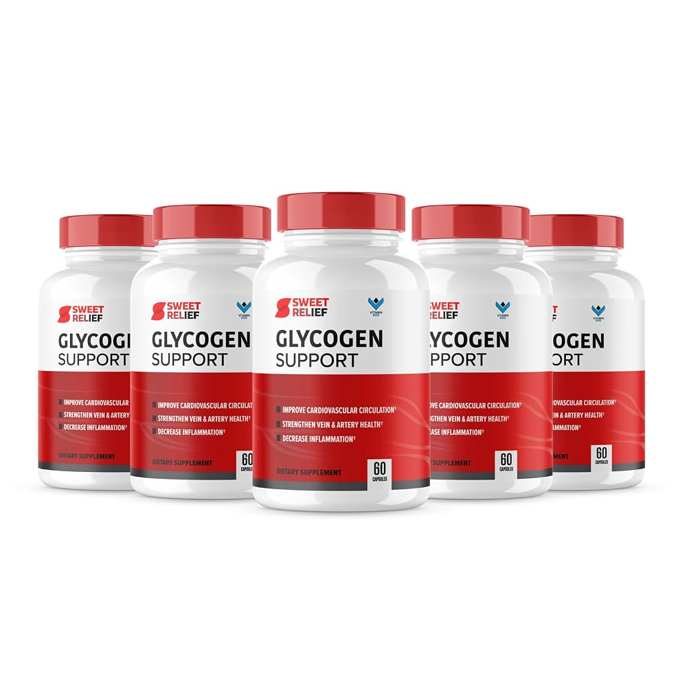 Vitamin Evo Sweet Relief Glycogen Support Capsules - 300 Count