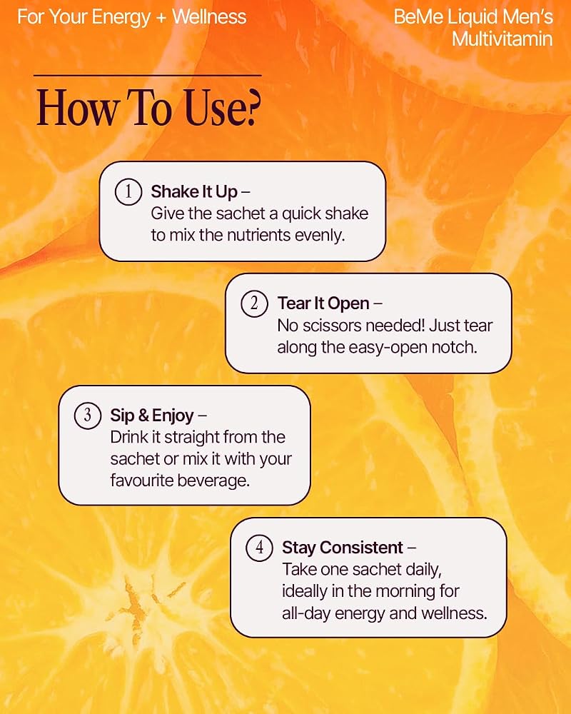 BeMe Be Vitalized Liquid Multivitamin - Daily Liquid Vitamins