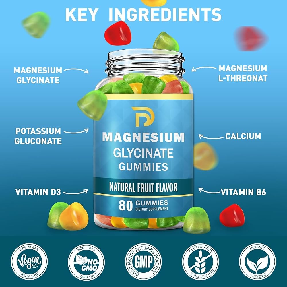 DriRaych Magnesium Glycinate Gummies for Sleep & Relaxation - 240 Count - image 3