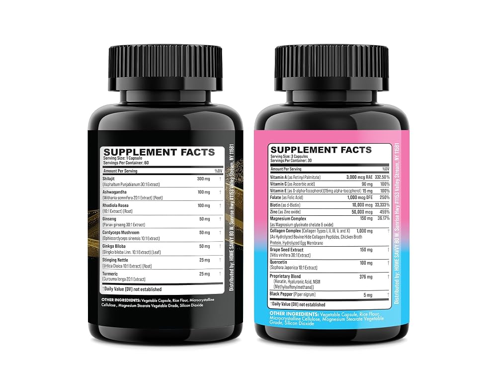 Zoyava Wellness Duo Shilajit & Collagen Supplement - 150 Capsules - image 4
