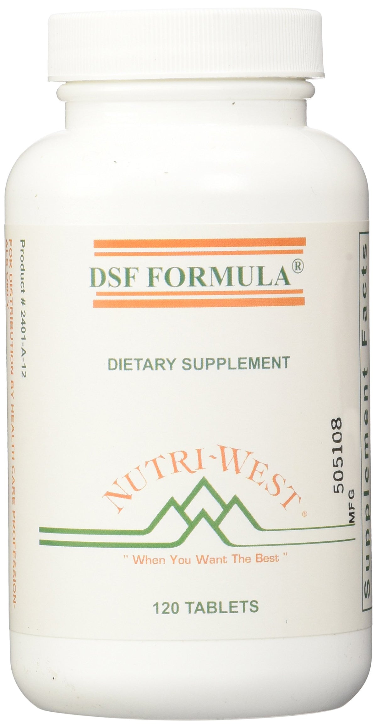 Nutri-West DSF Formula Tablets - 120 Count