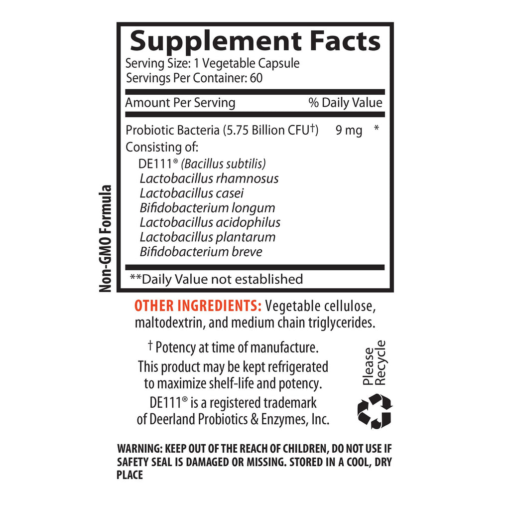 Sport Supplements Probiotic Advanced Blended Complex - 60 Capsules - image 5