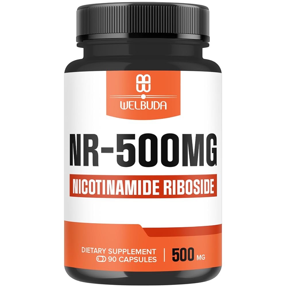 WELBUDA NAD+ Supplement with Nicotinamide Riboside 500mg - 90 Capsules