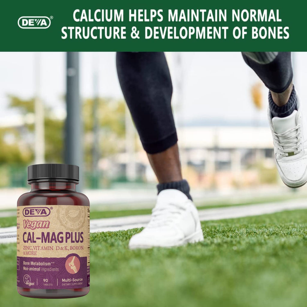 DEVA Vegan Cal MAG Plus Supplement - 90 Tablets - image 7