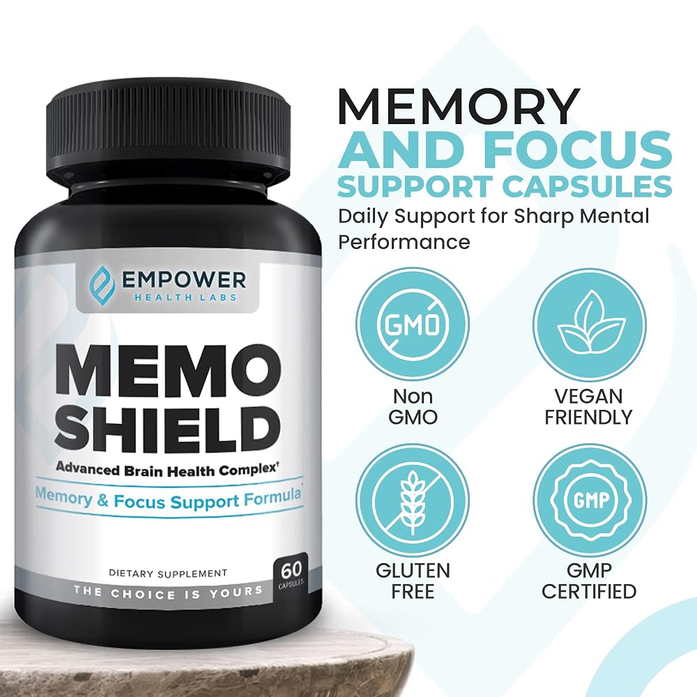 Empower Health Labs MemoShield Brain Health Supplement - 60 Capsules - image 3