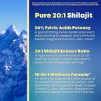 SOLNUVI Shilajit Pure Himalayan Organic Capsules with Irish Sea Moss