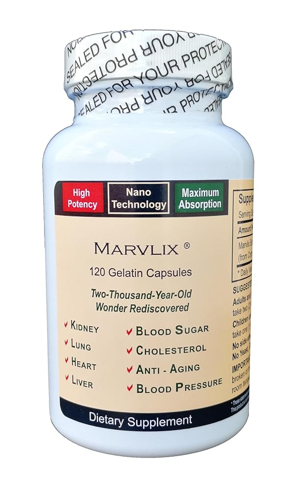 Marvlix Cordyceps Sinensis Immune & Liver Support - 120 Capsules