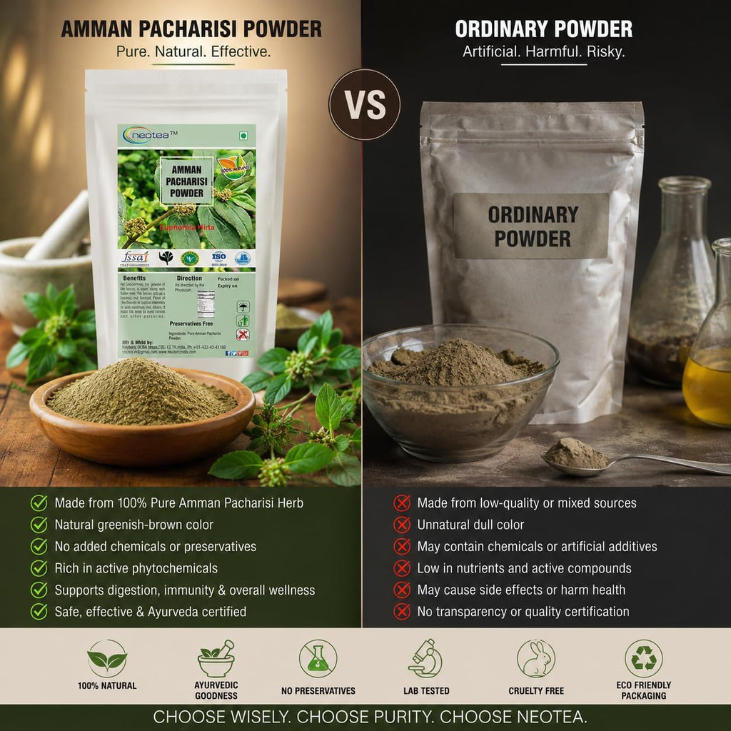 neotea Organic Euphorbia Hirta Powder for Immunity - 300 GM - image 8