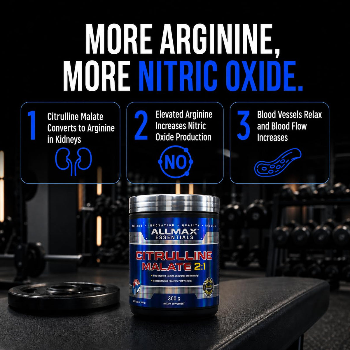 ALLMAX Citrulline Malate Powder 2:1 Ratio - 300 g - image 3