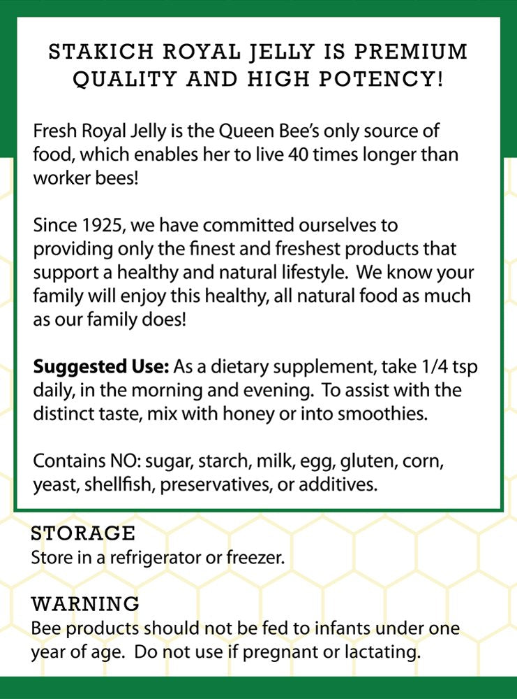 Stakich Royal Jelly Fresh