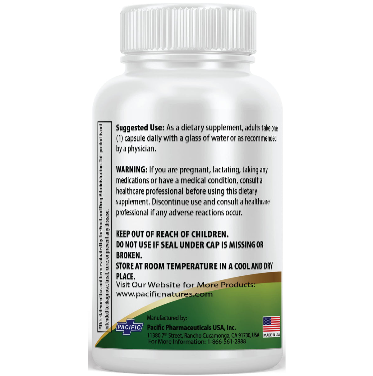 Pacific Nature's Ginkgo Biloba 120mg Memory Support - 120 Capsules - image 3