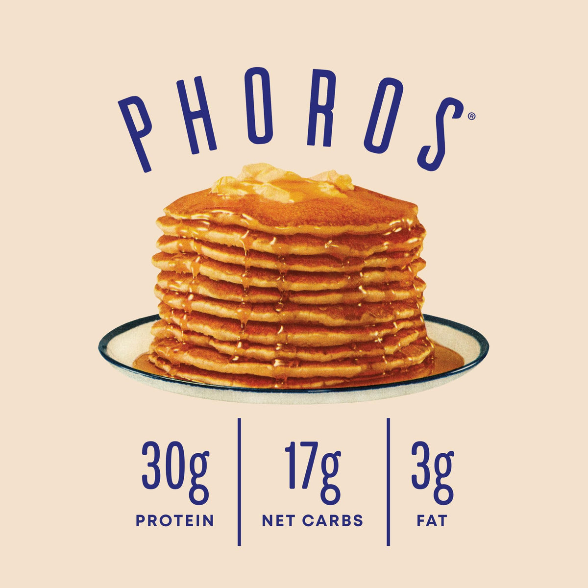 Phoros Nutrition Protein Pancake Mix Cinnamon - 14 Ounce - image 2