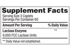 Certified Plus Lactase Enzyme 180 Caplets Generic Lactaid Original