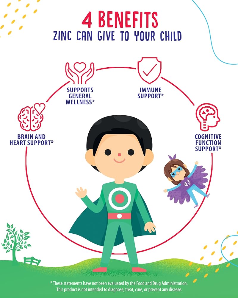 SUNNY SAM Zinc Gummies for Kids & Adults - Zinc Chewable Gummy