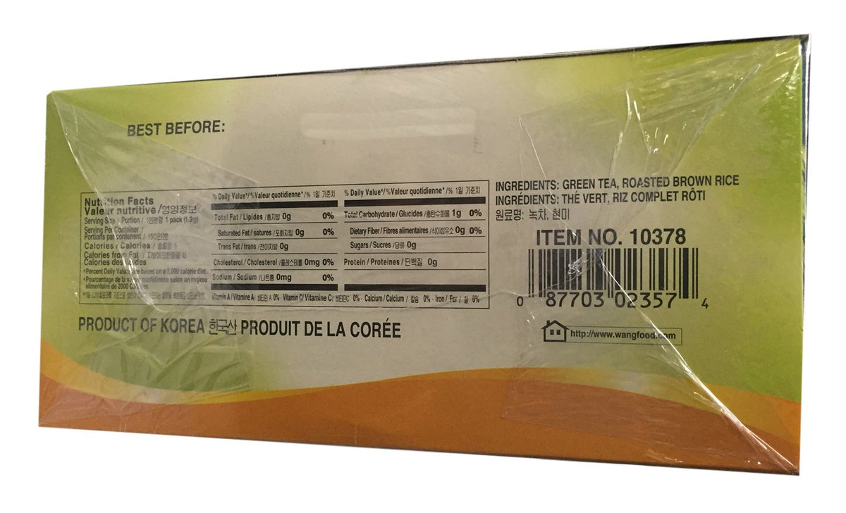 Korean Green Tea with Roasted Brown Rice - 1 Pack - image 2