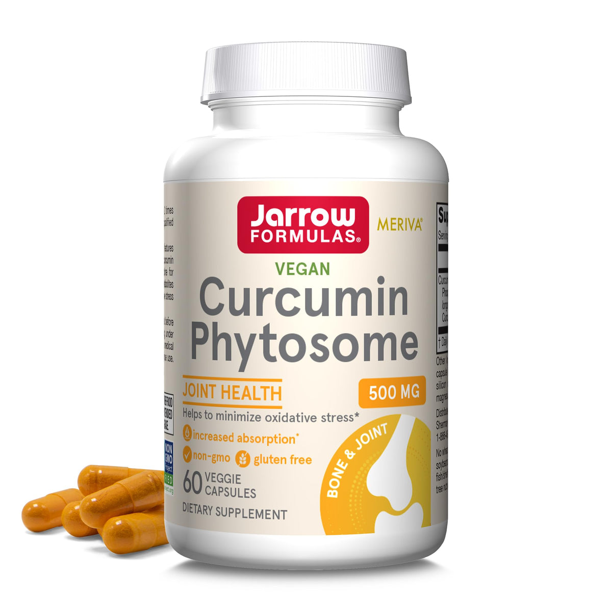 Jarrow Formulas Curcumin Phytosome 500 mg Joint Support - 60 Capsules