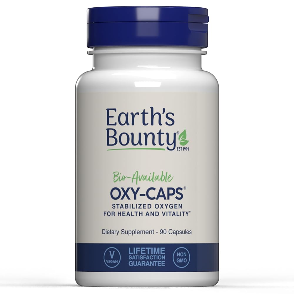 Earth's Bounty Oxy-Caps Oxygen Supplement - 90 Vegetarian Capsules