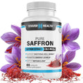 Staver Health Saffron Extract 88.5 mg Mood Balance - 60 Vegetarian Capsules