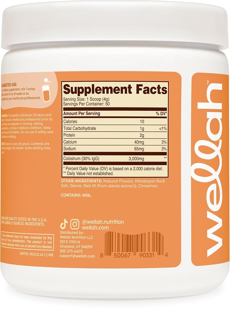 Wellah Colostrum 50 Servings