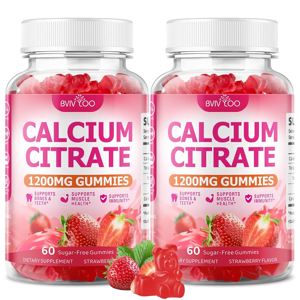 BVIVLOO High Absorption Calcium Citrate Gummies