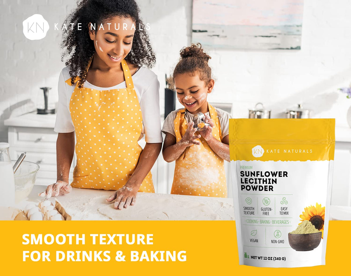 Kate Naturals Sunflower Lecithin Powder for Baking - 12 oz - image 5