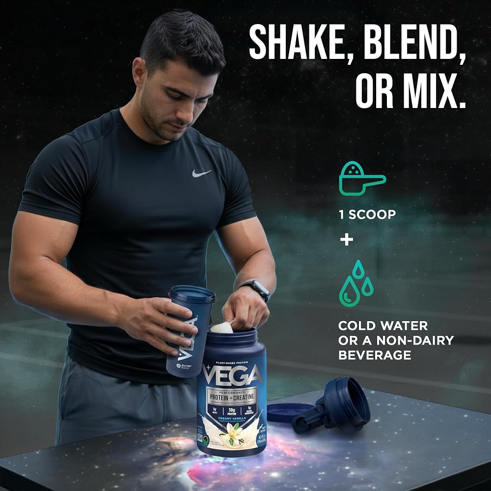 Vega Protein + Creatine - 30g Plant-Based Protein