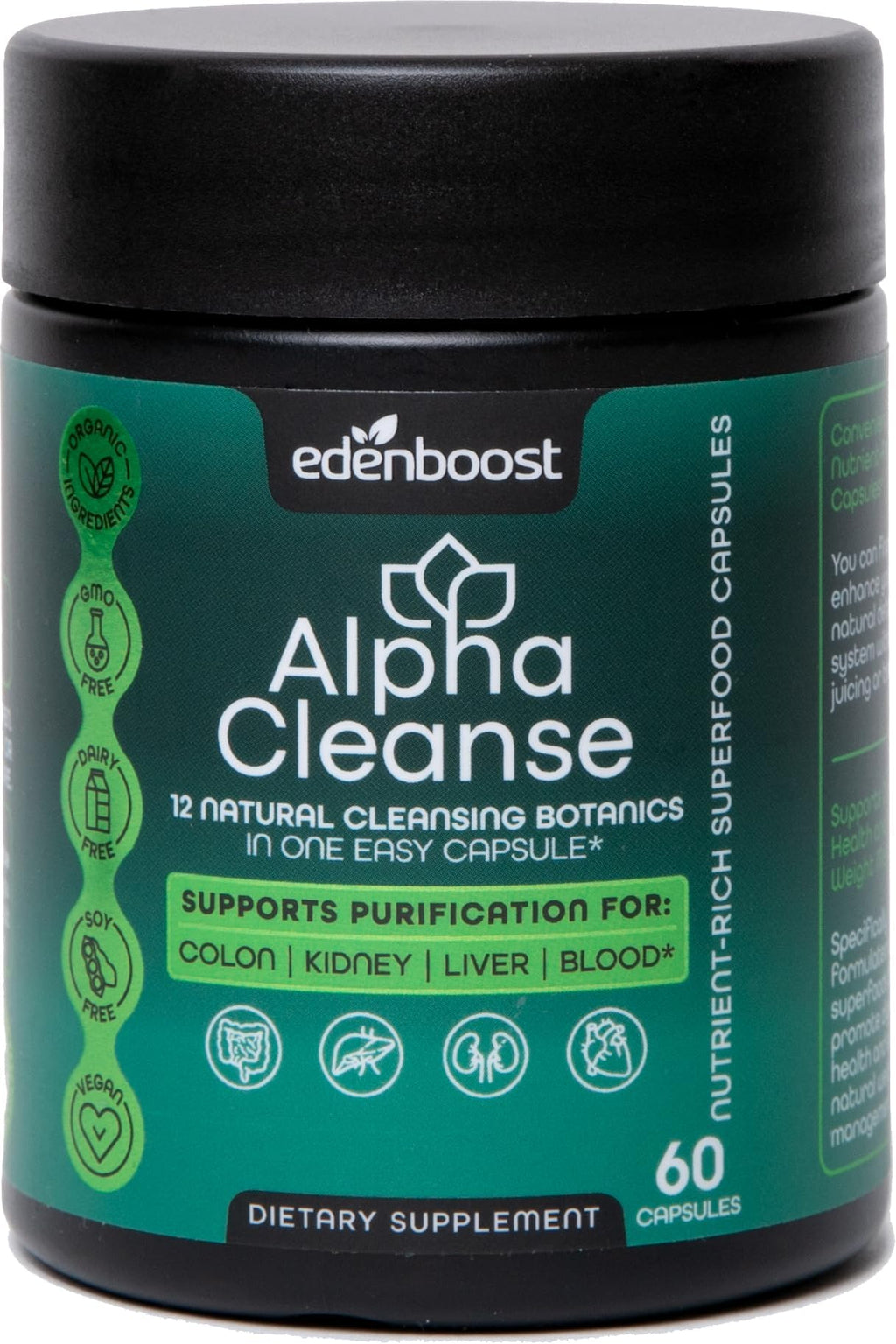 EdenBoost AlphaCleanse Liver Cleanse Detox & Repair - Milk Thistle - image 10