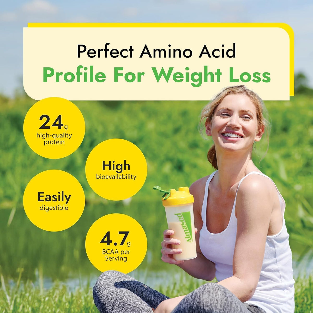 Almased Vanilla Protein Powder Meal Replacement - 3 Pack - image 5