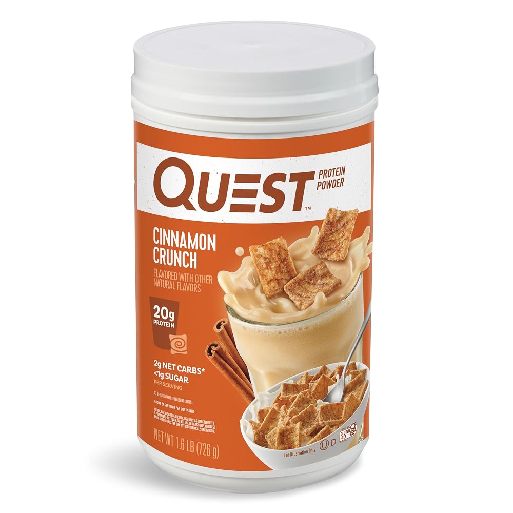 Quest Nutrition Vanilla Milkshake & Cinnamon Crunch Protein Powder - 2 Pack - image 5