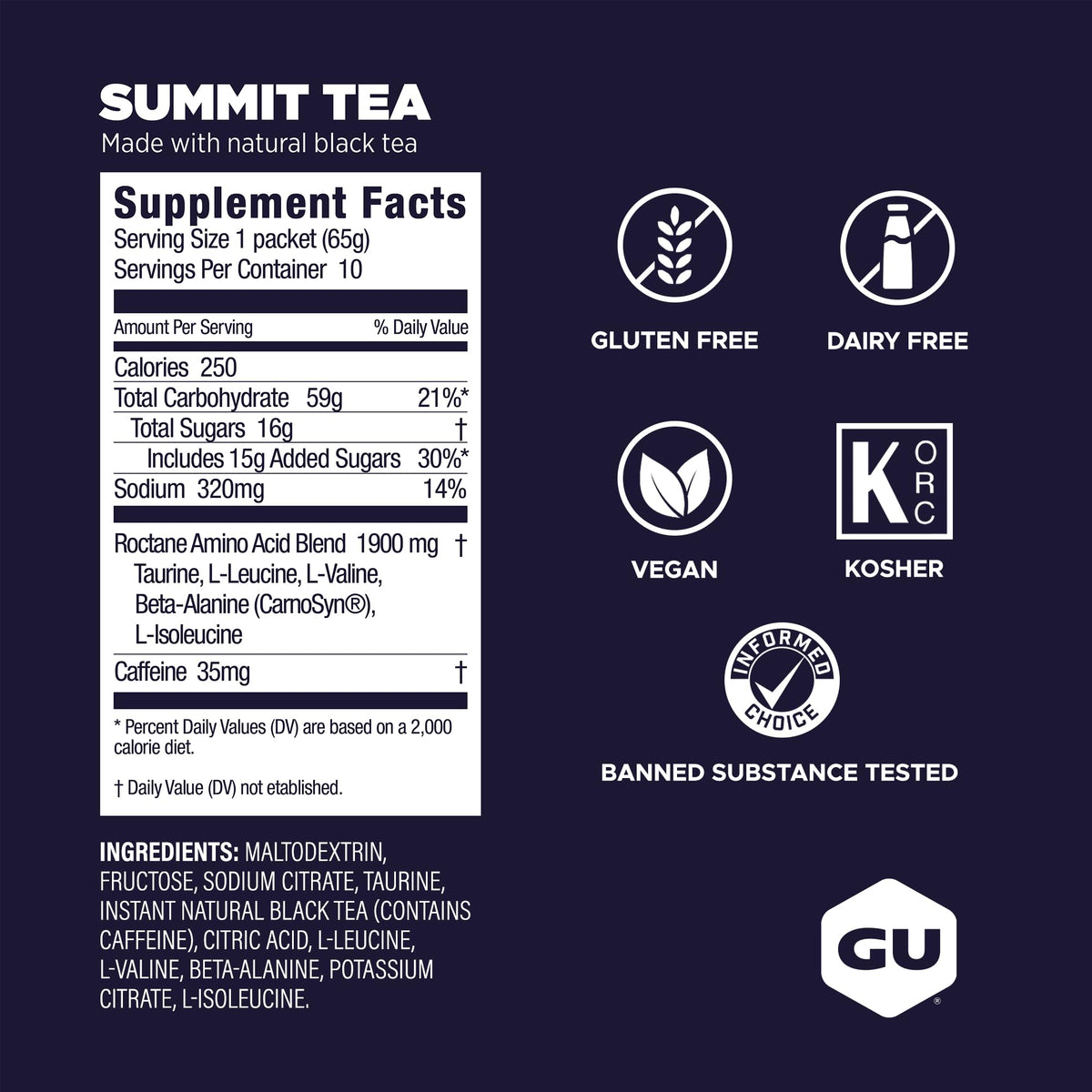 GU Energy Roctane Ultra Endurance Energy Drink Mix, Vegan