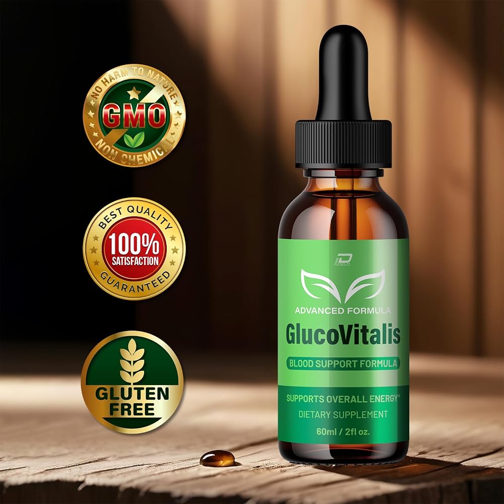Indelo Gluco Vitalis Liquid Drops Advanced Formula - 5 Pack - image 3