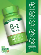 Nature's Truth B2 Vitamin Riboflavin 100mg - 100 Capsules - image 3