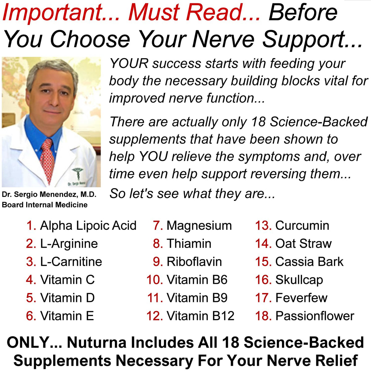 Nuturna Neuroturna Support Supplement Alpha Lipoic Acid - 180 Capsules - image 4