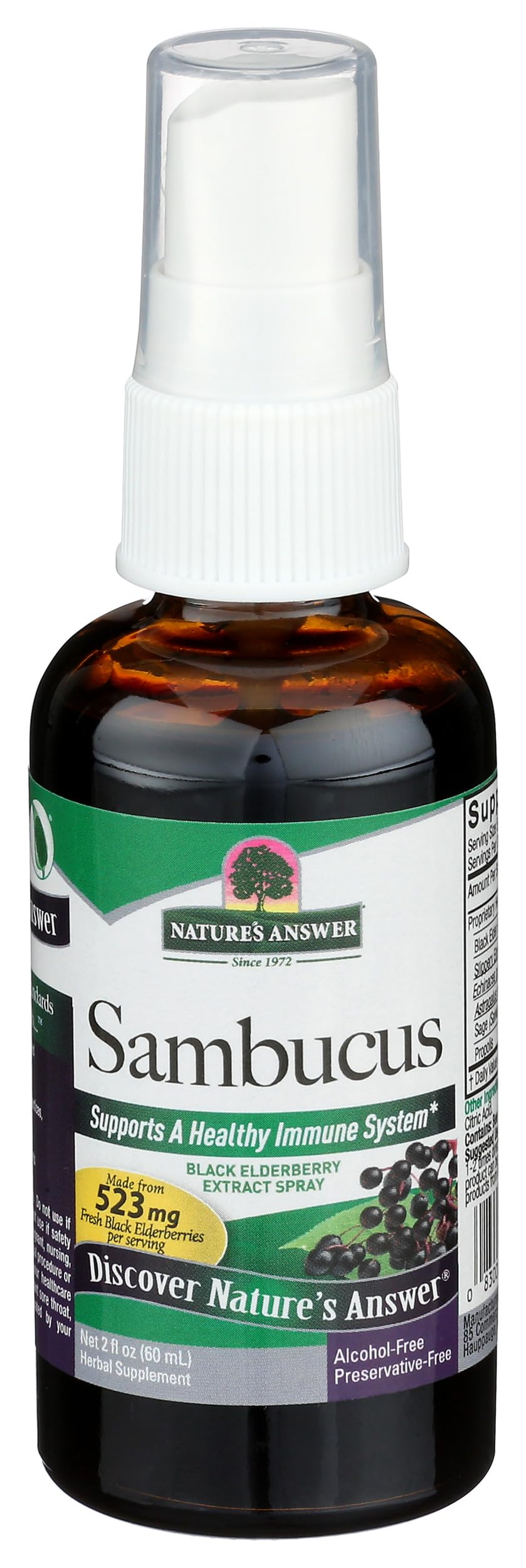 Nature's Answer Sambucus Elderberry Spray - 2 Fl Oz