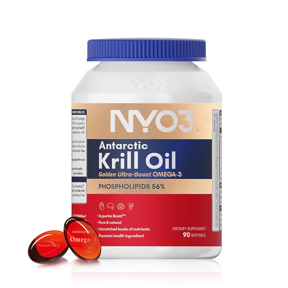 NYO3 Krill Oil Omega 3 1500mg - 90 Softgels