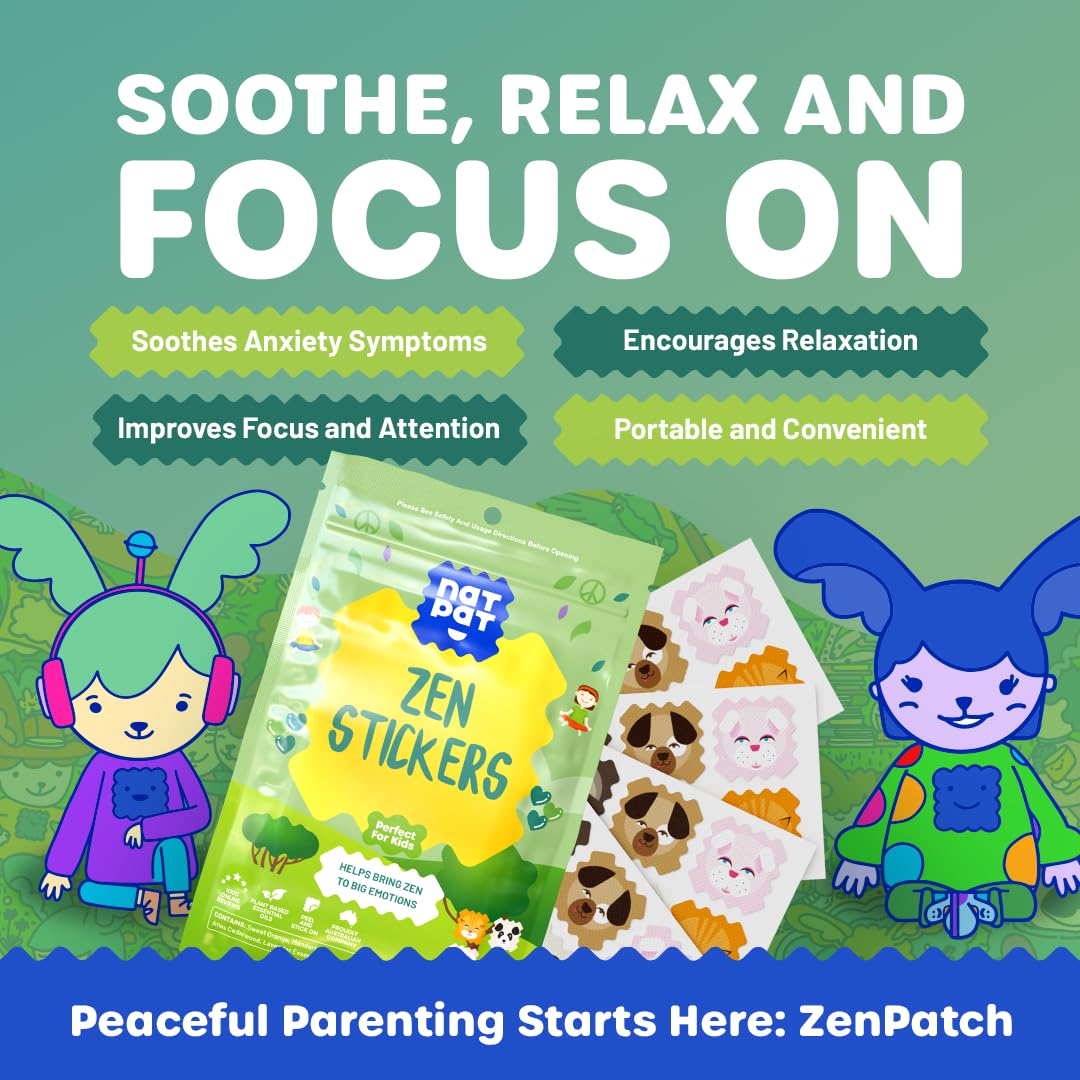 The Natural Patch Co. Zen Patch Mood Calming Stickers for Kids - 24 Count - image 4