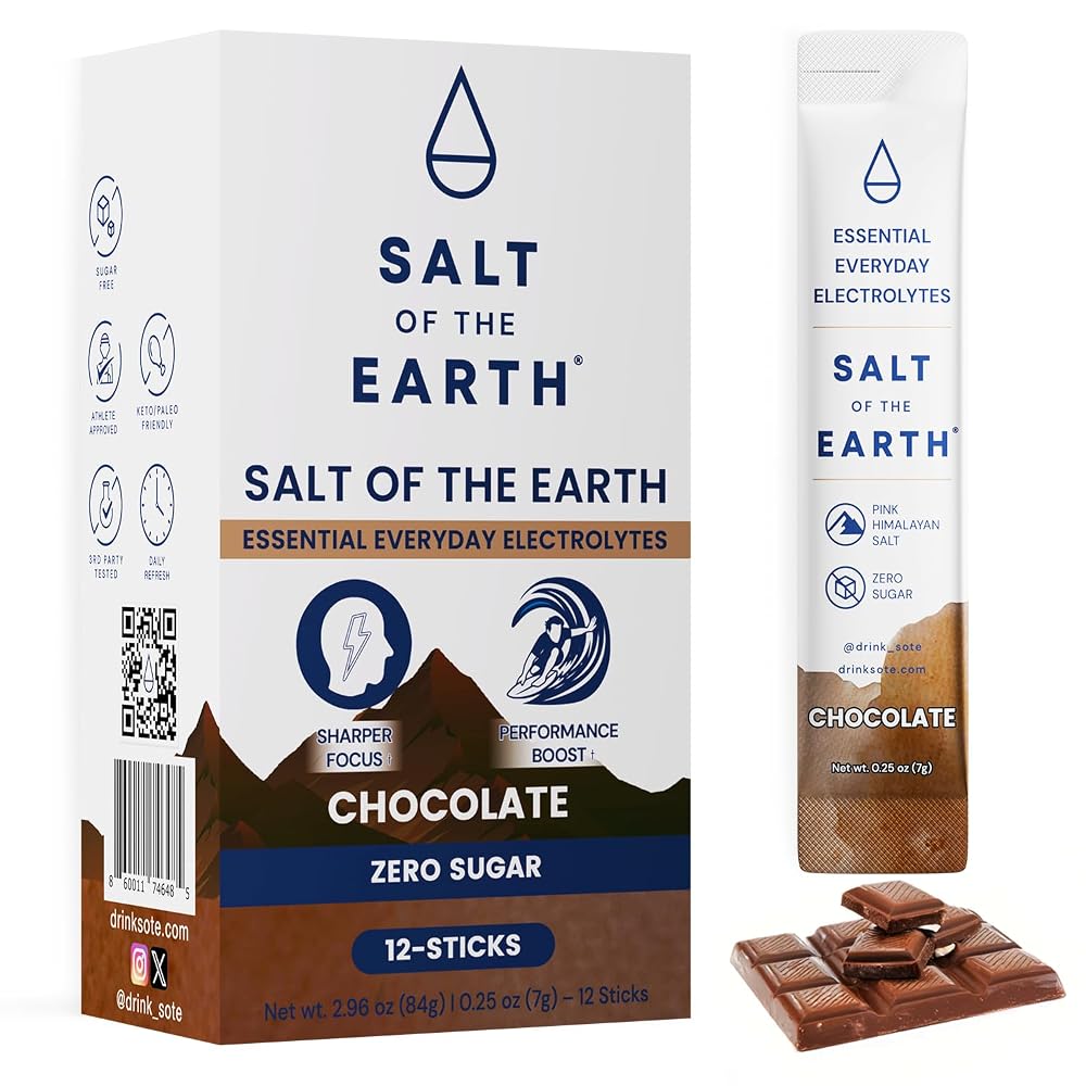Salt of the Earth Premium Zero-Sugar Electrolyte - Made with Pink
