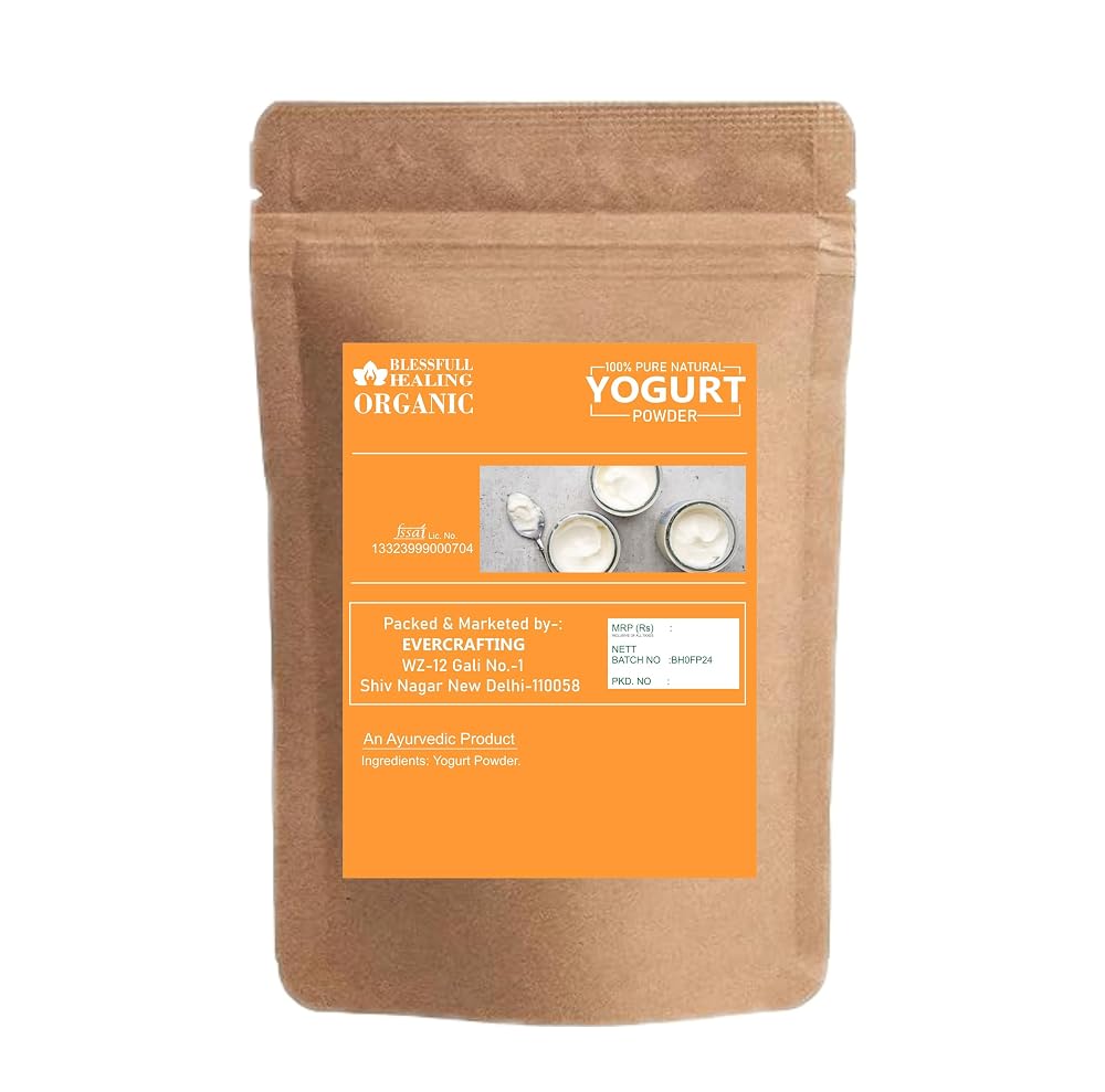 Blessfull Healing Organic Yogurt Powder 100% Pure Natural 200 Gram /