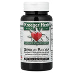 Kroeger Herb Ginkgo Biloba Vegetarian Capsules - 90 Count