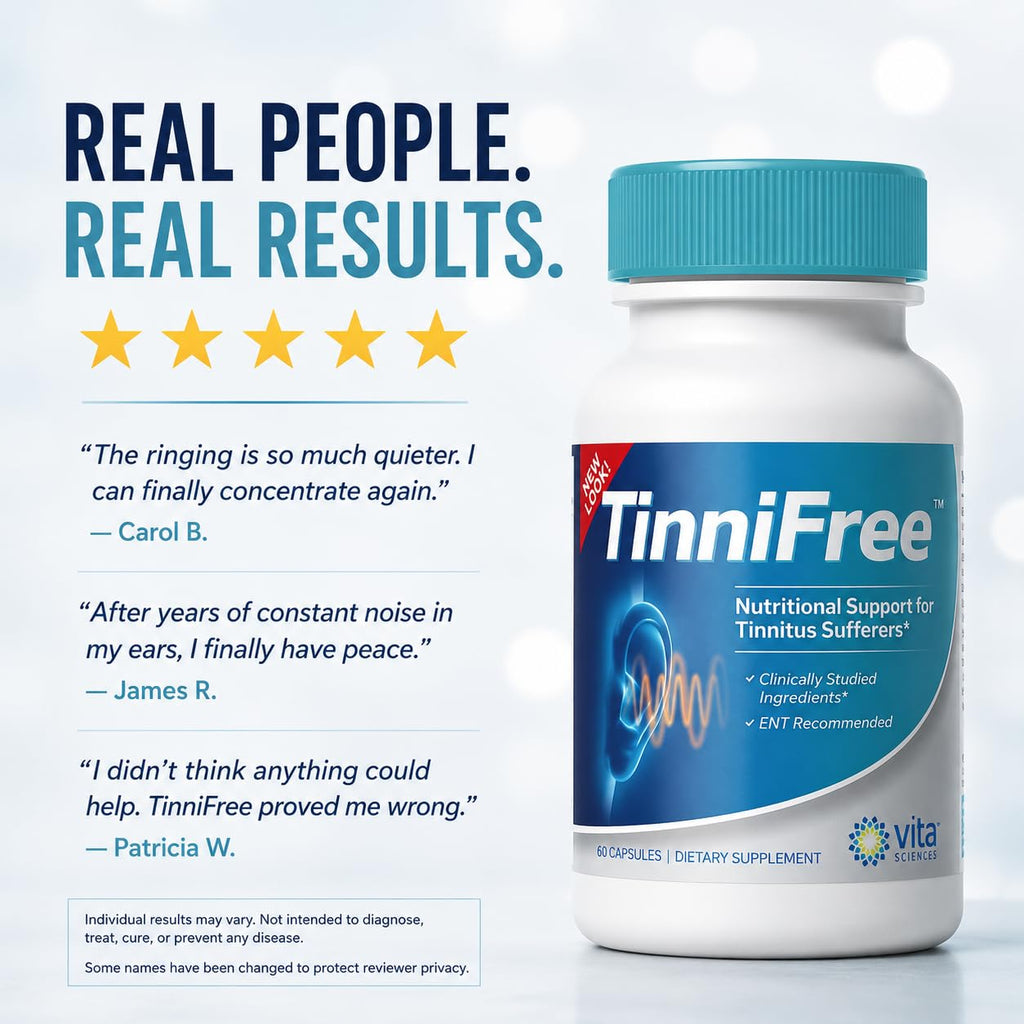 Vita Sciences TinniFree Ear & Hearing Support - 60 Capsules - image 6