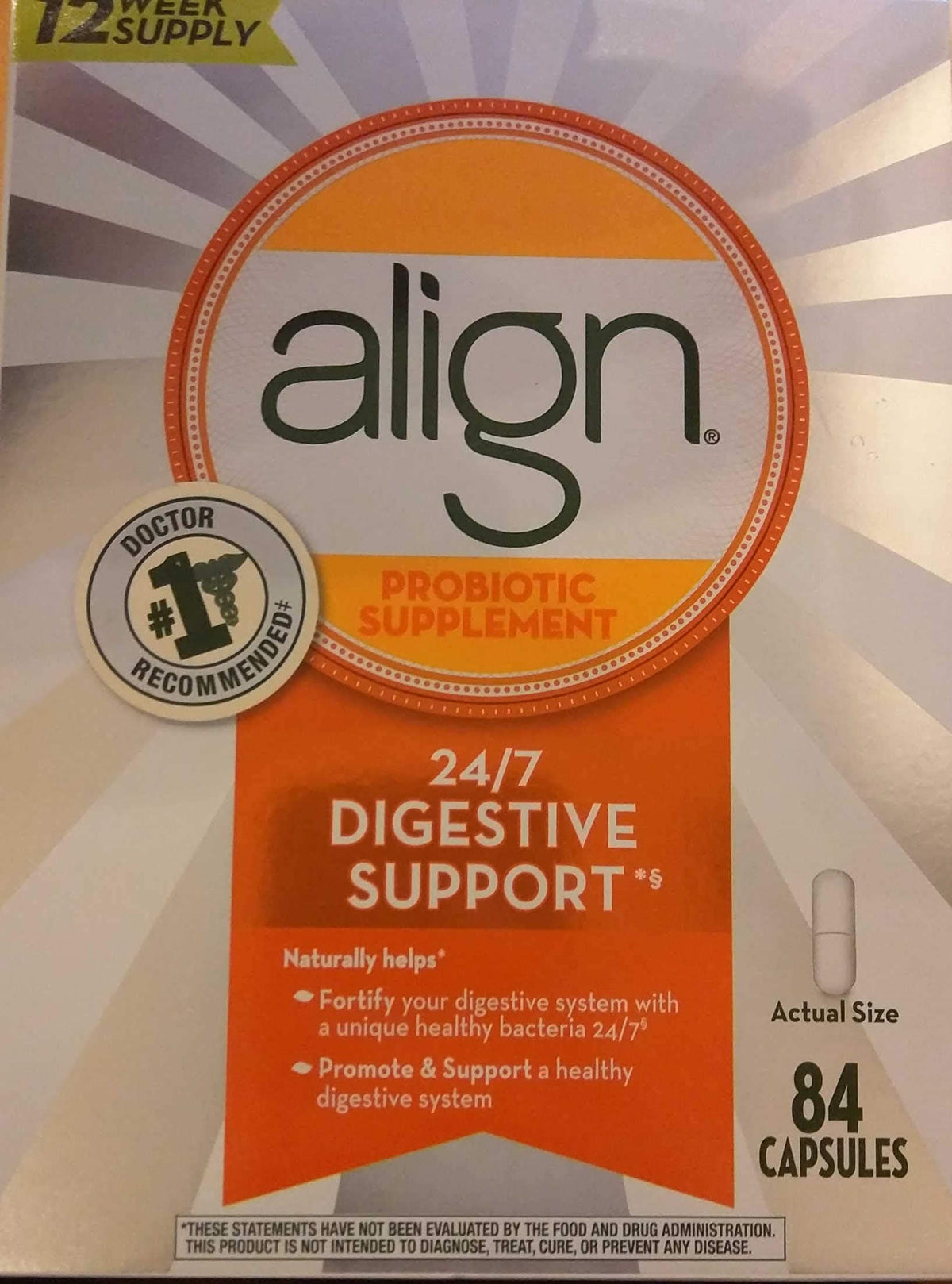 Align Daily Probiotic Supplement - 84 Capsules