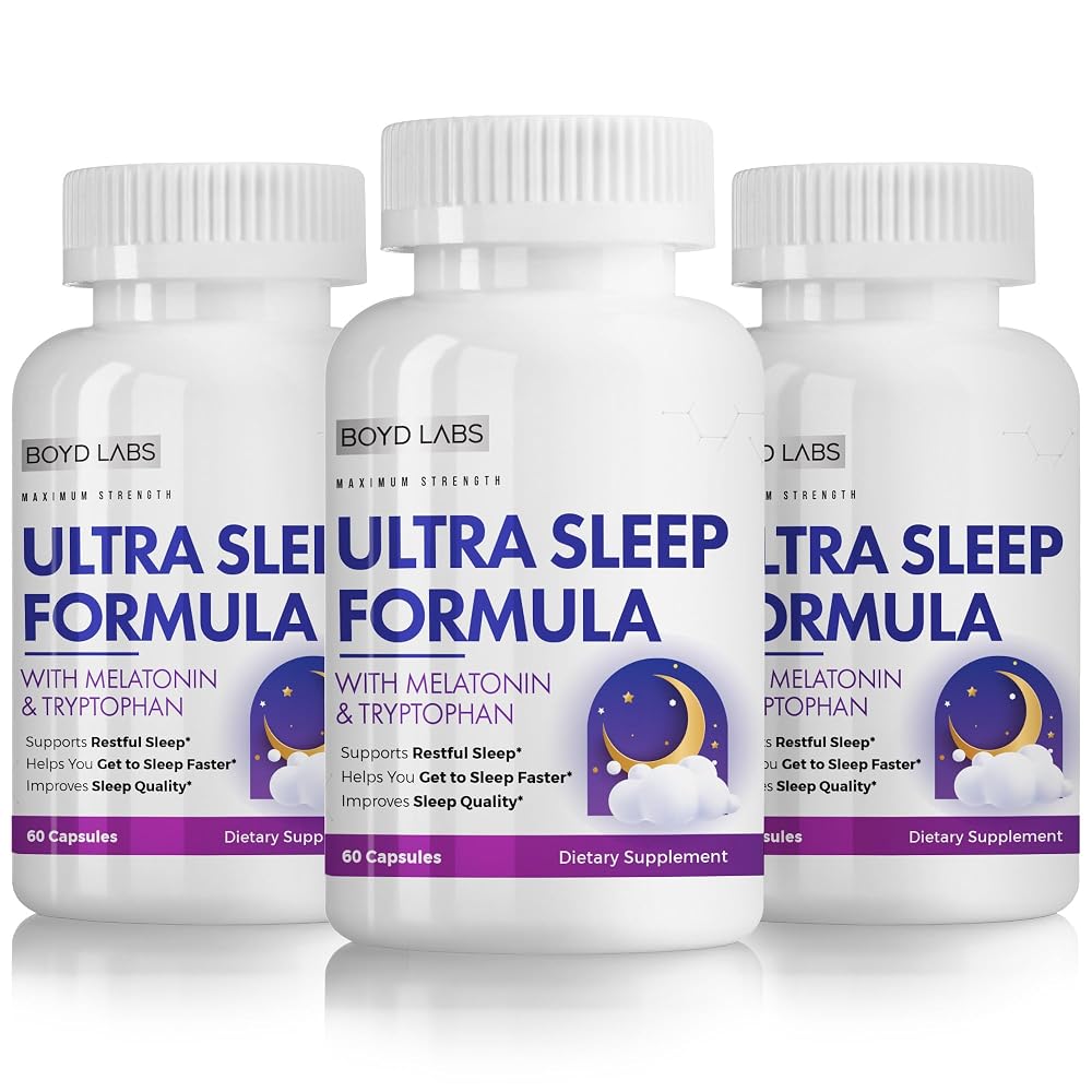 Boyd Labs Ultra Sleep Formula with Melatonin and L-Tryptophan - 60