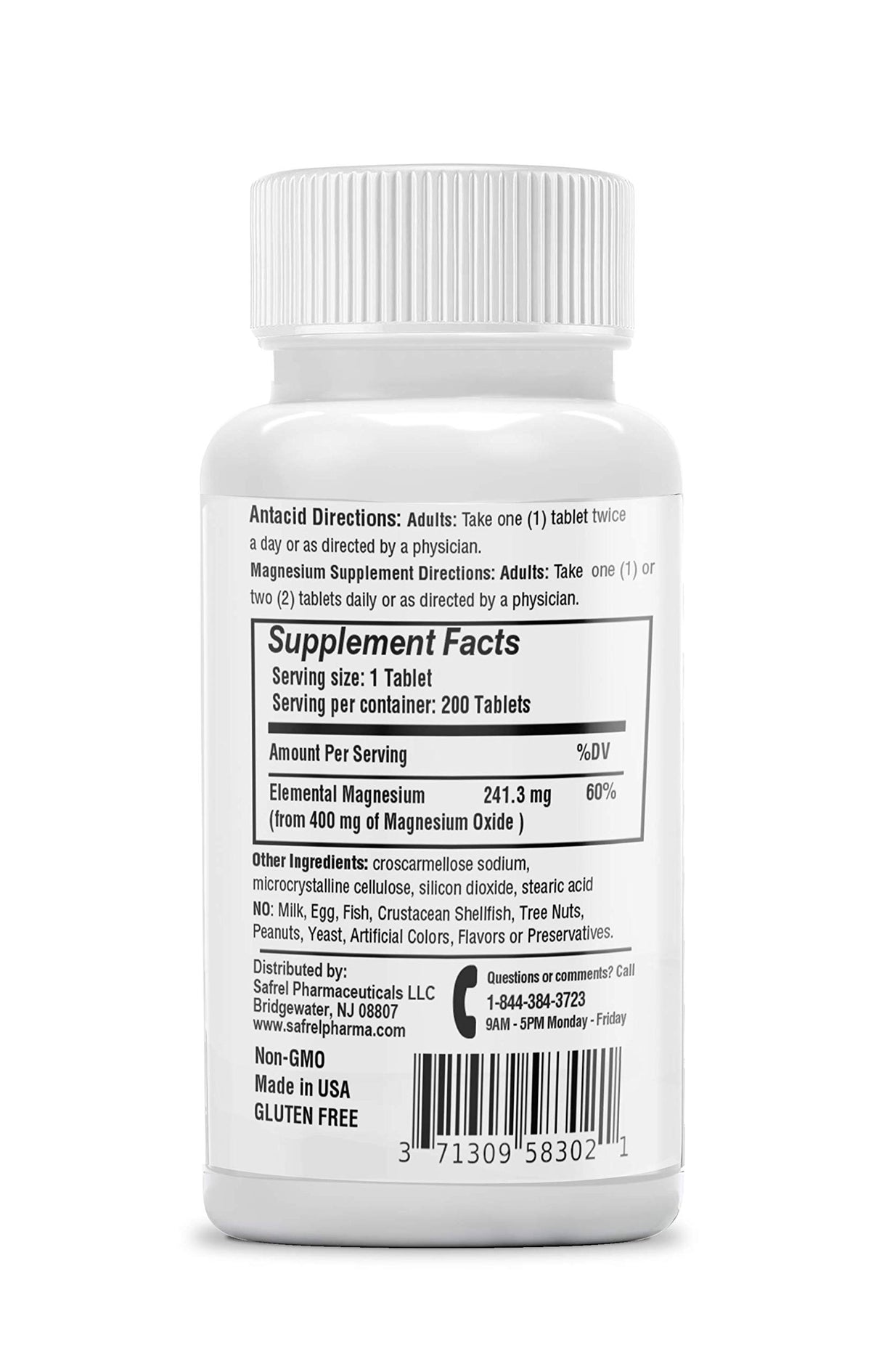 Safrel Magnesium 400mg Tablets