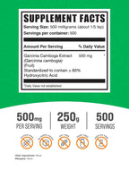 BulkSupplements.com Garcinia Cambogia Extract Powder with 60%