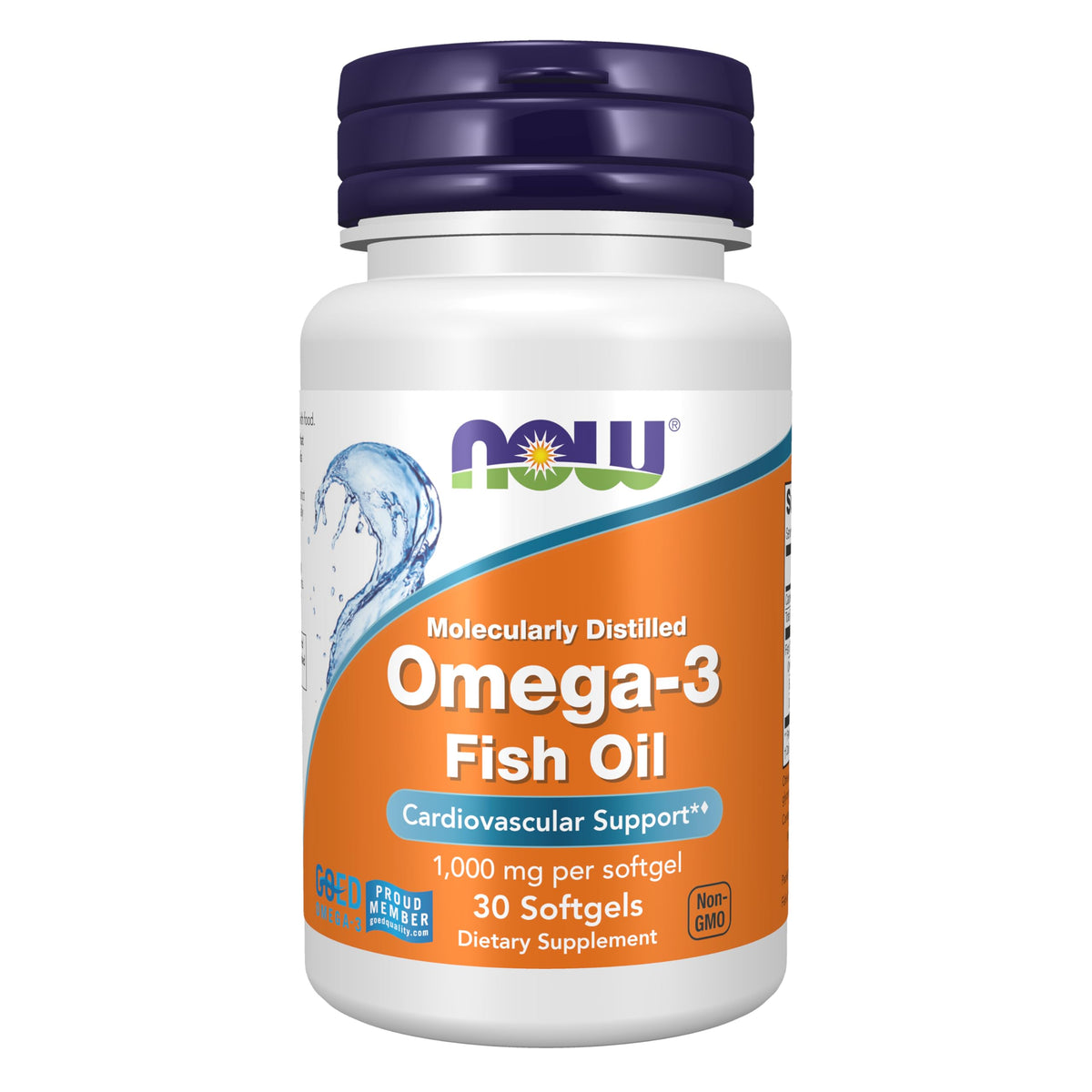 NOW Omega-3 Fish Oil 1000 mg Softgels - 32 Softgels