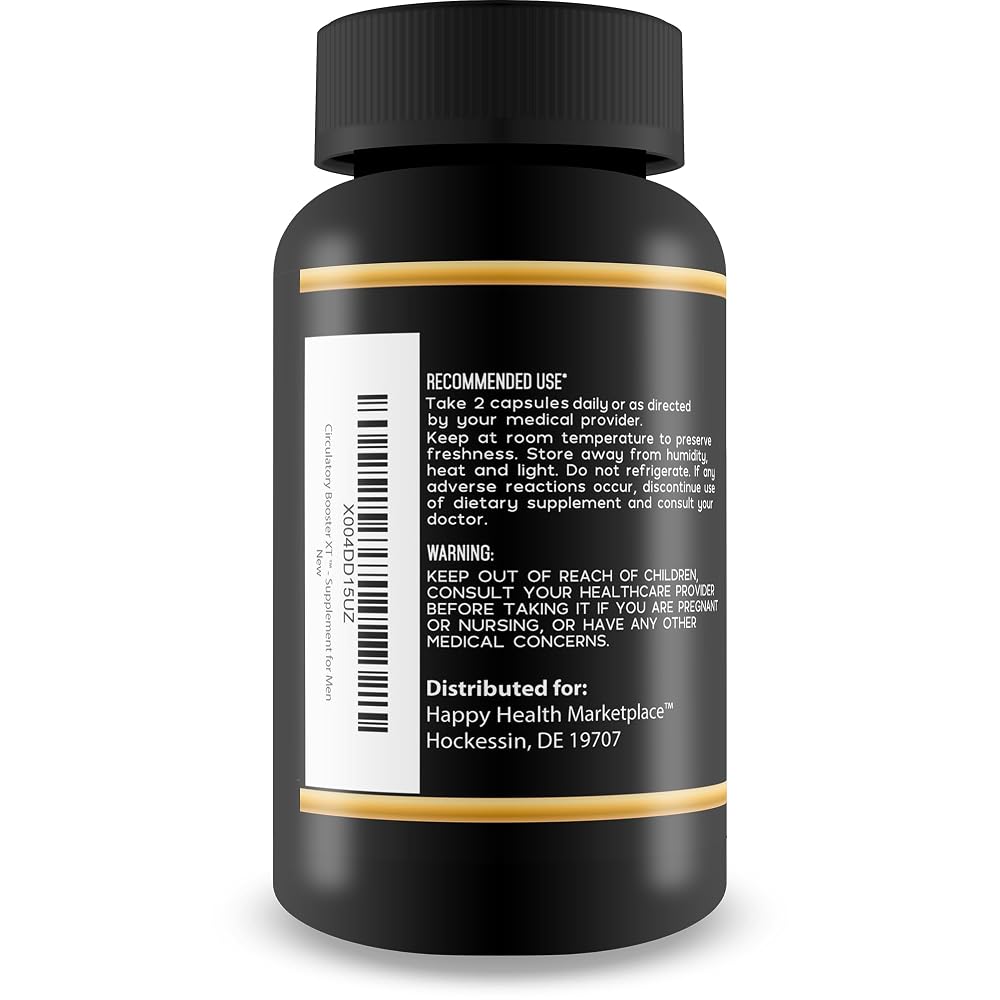 Happy Health Marketplace Circulatory Booster XT Blood Flow Support - 60 Capsules - image 3