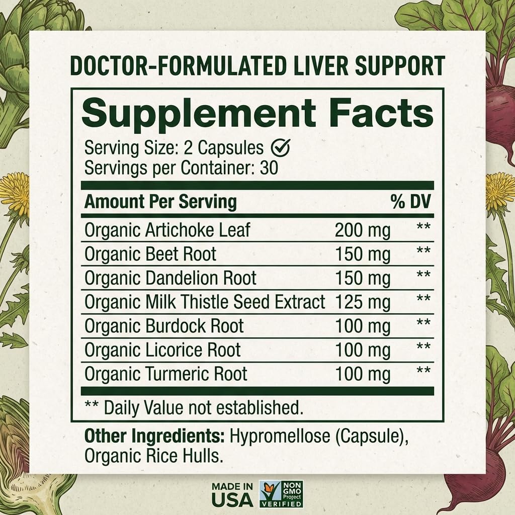 Hippie Farms Liver Cleanse Support Supplement with Milk Thistle - image 3